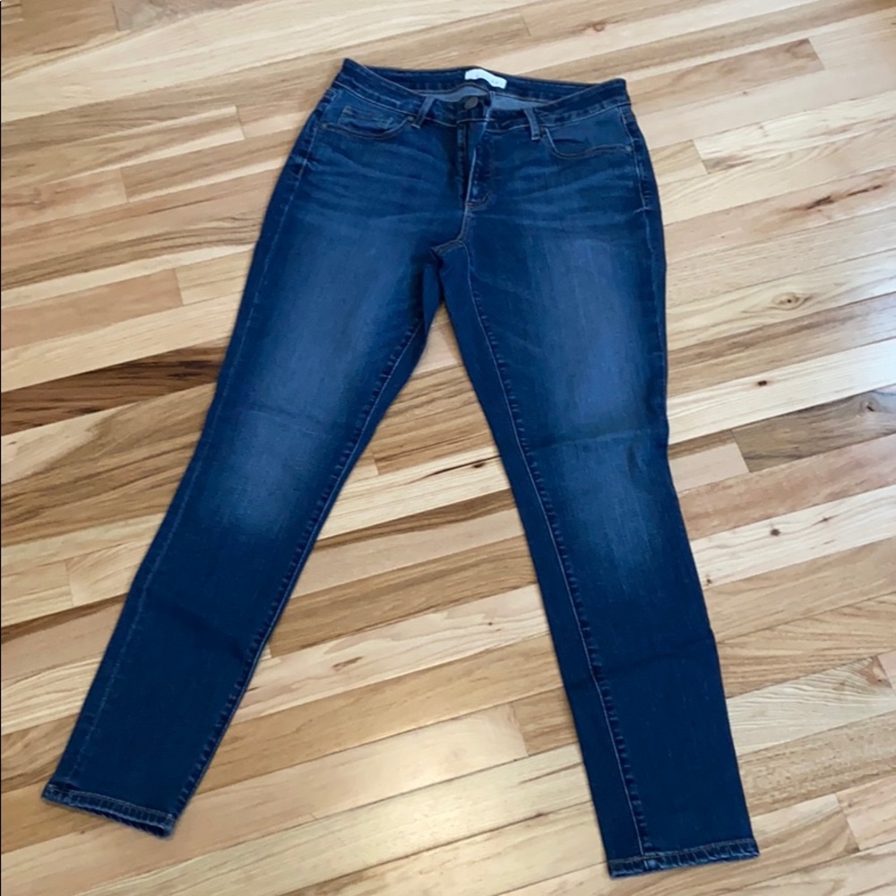 Loft Curvy Skinny denim jeans size 8